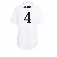 Real Madrid David Alaba #4 Fotballklær Hjemmedrakt Dame 2022-23 Kortermet
